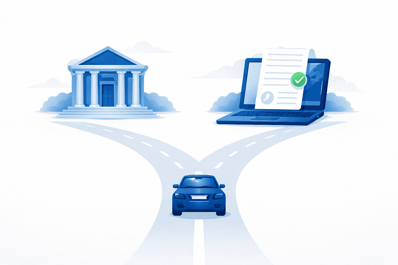 Contract auto la notar sau online? Când merită fiecare variantă