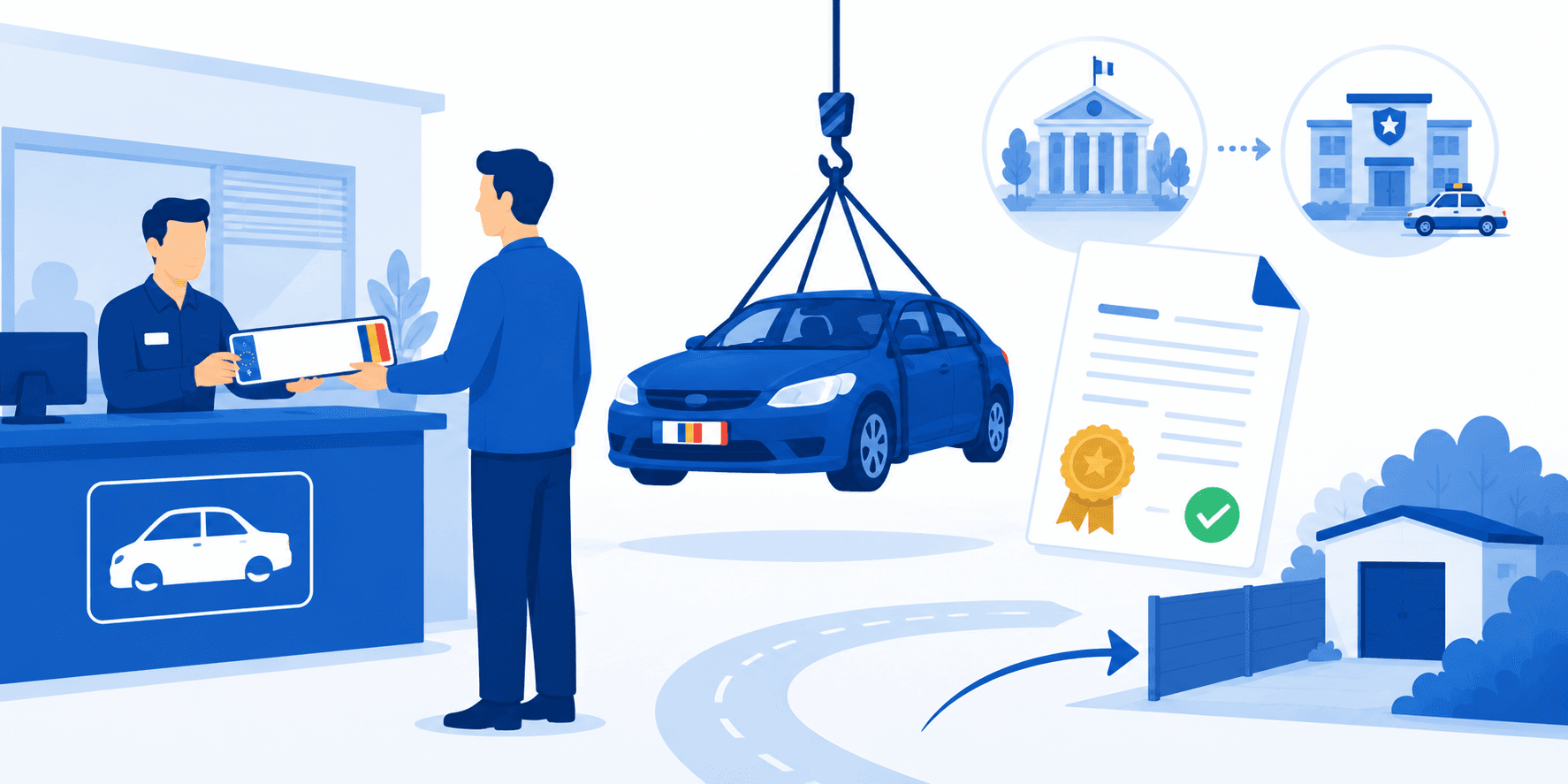Radiere auto în România 2026 — acte și pași